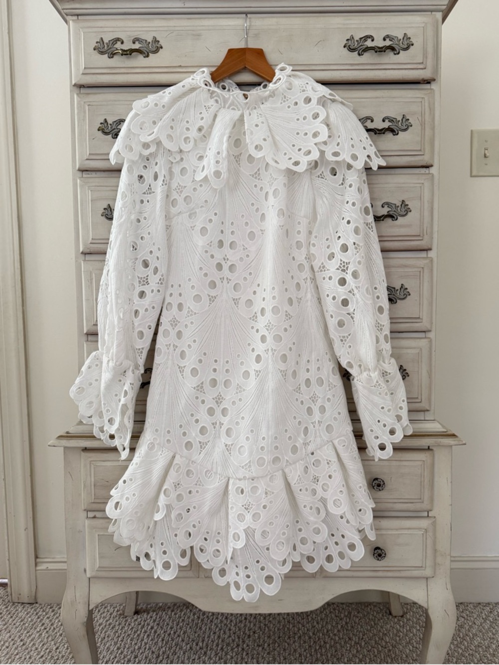 White Fairy Eyelet Bridal Dress
